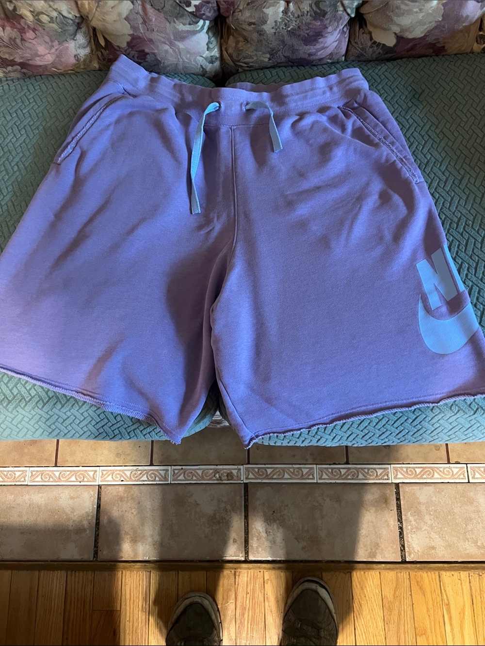 Nike Lavender Athletic Drawstring Men’s Shorts